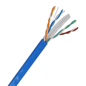 Haute qualité 305m 1000ft rouleau boîte cca cuivre 23awg utp réseau de rouge chat 6 lan câble