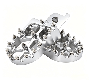 ที่พักเท้าอะลูมิเนียม CNC ยี่ห้อ Tera Moto สำหรับรถมอเตอร์ไซค์ไฟฟ้า Sur-Ron Light Bee Talaria Sting MX4, ที่พักเท้าแบบกันลื่นเคลือบผิวอะโนไดซ์ - Product Image 2