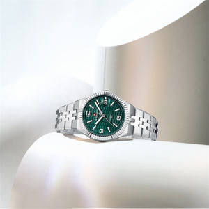 นาฬิกาข้อมือ NAVIFORCE รุ่น 5079 สำหรับผู้หญิง แฟชั่นปี 2026 คุณภาพสูง กันน้ำ นาฬิกาควอตซ์ สายสตีล โรแมนติก - Product Image 5