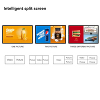 Affichage numérique à écran tactile LCD mural pour la publicité et moniteur interactif d'intérieur