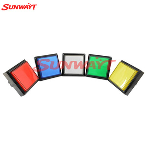 Botones LED Iluminados Cuadrados Grandes de 51*51mm, Botón Pulsador para Accesorios de Juego, Botón de Juego de 5V/12V, Botones de Plástico para Arcade - Product Image 3