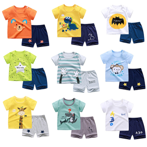 Pijamas de Verano de Manga Corta para Niños, Conjuntos de Ropa para Bebés, Ropa de Dormir Rosa para Bebés - Product Image 2