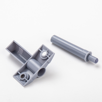 Amortisseur de fermeture douce pour porte d'armoire hydraulique - Silencieux, anti-choc, matériau ABS moderne pour meubles de cuisine et de salon