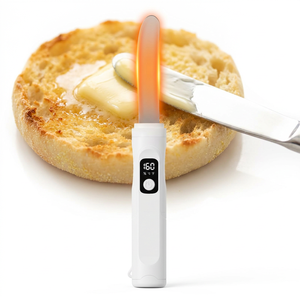 Couteau à beurre intelligent, étanche IP68, en acier inoxydable, gadget de cuisine avec batterie 2500 mAh pour étaler facilement le beurre chauffé - Product Image 1