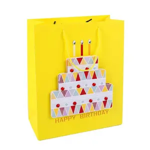 Portable Handy Gift Bag Paper Bag Wedding Birthday Party Gift Packaging For Candy Cosmetics