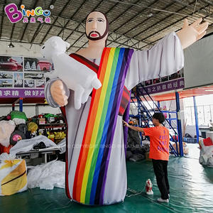 Décoration <span class=keywords><strong>de</strong></span> <span class=keywords><strong>Noël</strong></span> gonflable personnalisée, Jésus bébé, statue <span class=keywords><strong>de</strong></span> dessin animé gonflable, sculpture, Jésus gonflable géant pour l'affichage - Product Image 3