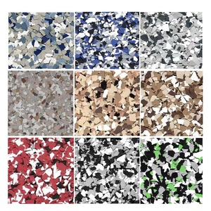 Revêtement de sol en époxy DIY de style moderne et unique, flocons de couleur pour sol en époxy, flocons colorés - Product Image 2
