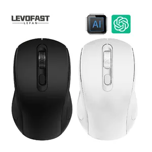 LEVOFASTAIインテリジェント多機能翻訳マウス2.4Gワイヤレスサポート音声タイピングスマートライティングAI音声マウス