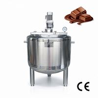 Mélangeur de chocolat 500L 1000L utilisé industriel raffineur de conchage de chocolat raffineur de boule de chocolat7 500Kg raffineur de chocolat