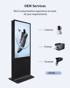 ホット販売屋内両面広告ディスプレイキオスク液晶デジタルサイネージ広告ビデオディスプレイプレーヤー - Product Image 4