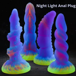 Silikon Düzensiz Büyük Yumuşak Anal <span class=keywords><strong>Butt</strong></span> <span class=keywords><strong>Plug</strong></span> Karanlıkta Parlayan Dildo Erkek ve Kadın Seks Oyuncakları - Product Image 1