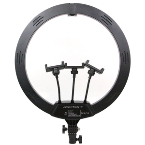 Classico 18 pollici dimmerabile LED anello di colore RGB per Smartphone YouTube per il trasporto di borsa con 200cm luce di supporto - Product Image 1