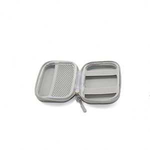 Solution de rangement DIY, grand étui carré en EVA pour appareils numériques, organisateur de voyage antichoc avec poche en filet, logo personnalisé - Product Image 5