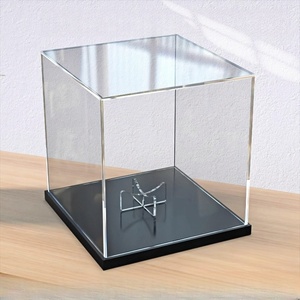 Thiết kế đơn giản 4-mảnh Acrylic Bóng Rack hiển thị trường hợp cho bóng đá bóng rổ bóng đá Trophy chữ ký lưu niệm hiển thị trường hợp - Product Image 6