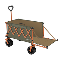 Parasol de plage et de jardin multifonctionnel robuste pliable, chariot de camping, vente en gros, prix usine bas