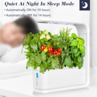 Système hydroponique intelligent pour l'intérieur, la maison et le jardin Kit d'éclairage à diodes luminescentes pour les herbes Pot de fleur pour la croissance des plantes