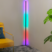 Lampe de sol moderne et minimaliste avec télécommande, style nordique, pour la maison, luminaire décoratif d'intérieur, rvb, vente en gros, w