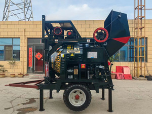 เครื่องผสมคอนกรีตไฟฟ้าคุณภาพสูง Huaning JZC350 พร้อมปั๊ม มอเตอร์ประสิทธิภาพสูง 5.5 กิโลวัตต์ ผลผลิต 8-10 ลูกบาศก์เมตร/ชั่วโมง สำหรับขาย - Product Image 5