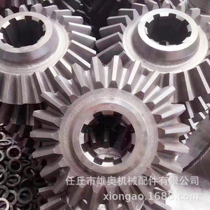 Fabricante Produce 45 #   Engranajes Cónicos de Acero con Superficie Dentada Endurecida, Mecanizado de Engranajes de Módulo Pequeño No Estándar - Product Image 4