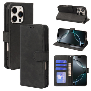 Étui portefeuille en cuir à rabat magnétique pour <span class=keywords><strong>iPhone</strong></span> 13 Pro Max 12 11 <span class=keywords><strong>X</strong></span> XR XS 8 7 Plus 6 SE2 SE3 avec fentes pour cartes - Product Image 1