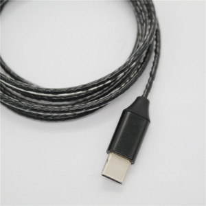 Câble audio pour casque Bose 3,5 mm à 2,5 mm pour Qc25 Qc35, motif torsadé noir - Product Image 3
