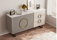 Buffet de rangement moderne en bois massif pour la maison Caisson Meuble Rangement Meubles pour le salon et la salle à manger
