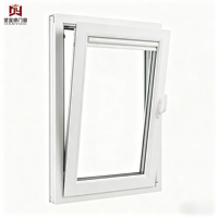 Ventanas de PVC JIANYIDE, Ventanas Abatibles de Doble Acristalamiento, Ventanas Insonorizadas para Viviendas, Ventanas de PVC de Estilo Europeo