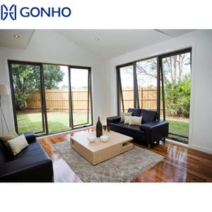 Gonho bão tác động bằng chứng đôi kính Honor nhôm quây Nội Bộ rèm điều hòa không khí khuôn cửa sổ mái hiên - Product Image 1