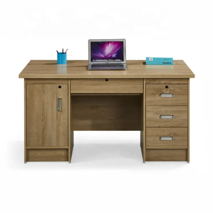 Tabela de computador, jogo grande madeira desktop estilo simples estudo mesa de computador para casa novo executivo moderno gerente preço baixo escritório