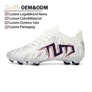 Zapatos de Fútbol Personalizados Profesionales de China para Hombre, Botas de Fútbol de Moda con Tacos Largos Antideslizantes para Deportes al Aire Libre - Product Image 1
