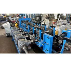 Hochwertige voll automatische Bahn breite 4 "bis 12" Pfetten Stahlrahmen C Z Pfetten walzen form maschine - Product Image 3