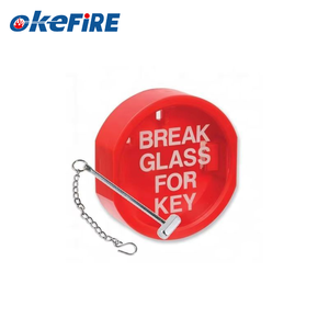 Okefire <strong>Fire</strong> Alarm <strong>Key</strong> Box Break Glass for <strong>Key</strong> with Hammer - Product Image 3