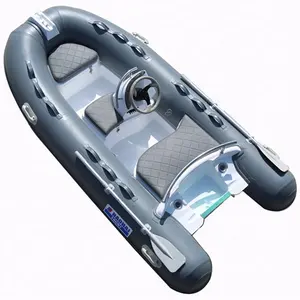 Hot Sale Luxury Large RIB 5.8M Fiberglass Inflatable Fishing Boat With CE