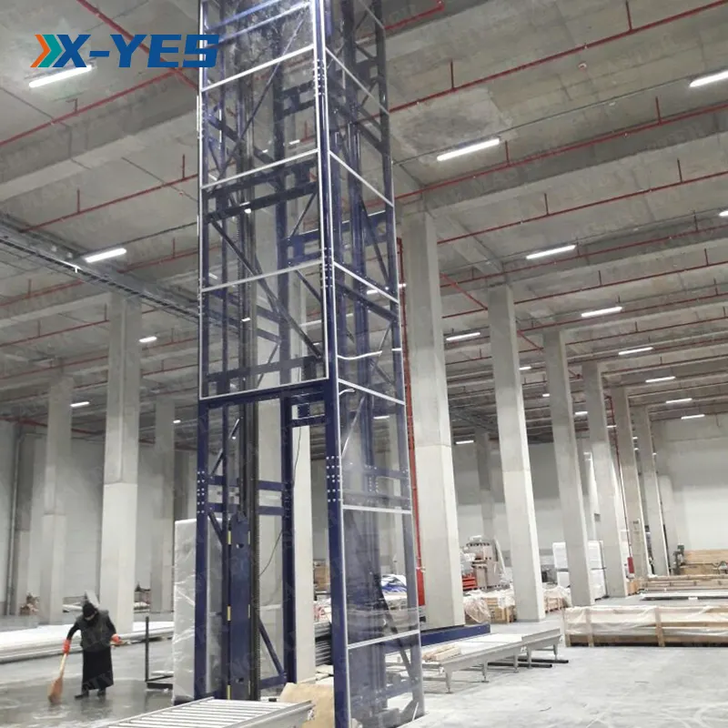 Industry Conveyor Manufacturers High Efficiency Vertical Lifter Elevator Conveyor Warehouse Cargo Lift Freight Elevator
