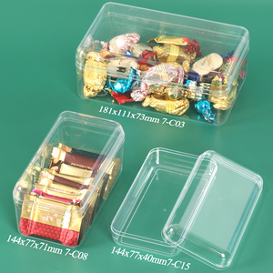 SUNSHING Acrylic Gift Box with Cover Clear Plastic Tiramisu Container <b>Sweet</b> Chocolate Display Case for Ferrero Rocher <b>Packaging</b> - Product Image 1