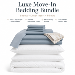 Hilton Hotel Signature Egyptian Cotton <strong>Percale</strong> <strong>Bedding</strong> 400TC White California King Stylish Western Super Hotel Bed Covers Sale - Product Image 1