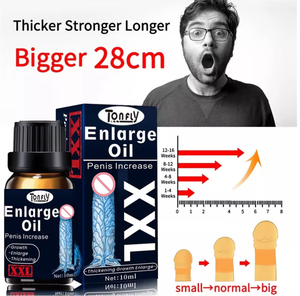 남성용 천연 바디 마사지 오일, 프라이빗 확대를 위한 강력한 성능을 지닌 오일, 오래 지속되는 더 큰 성능을 위한 오일 - Product Image 3