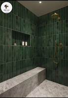 Serie Subway, Azulejos Rectangulares de Cerámica Pulida de Alta Calidad, Estilo Ladrillo, 300x300mm, para Paredes Interiores, Cocina, Exteriores y Centros Comerciales