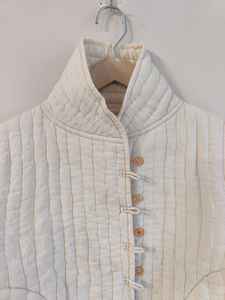 เสื้อแจ็คเก็ตผ้าฝ้ายทำมือสำหรับผู้หญิง สไตล์โบฮีเมียน เสื้อแจ็คเก็ตทำมือสำหรับผู้หญิง สไตล์ใหม่ เสื้อโค้ท ของขวัญสำหรับเธอ ทำด้วยมือทั้งหมด - Product Image 2