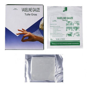 Pansement en gaze médical 10x10 cm, haute qualité, stérile, en tulle <span class=keywords><strong>gras</strong></span>, en promotion - Product Image 4