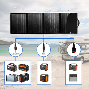 Chargeur solaire portable, panneaux solaires flexibles pour batterie 60W 80W 100W 120W CE Sunpanel 12V pliable 455*350*50 - Product Image 4