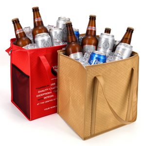 Bolsa Térmica para Cerveza, Bolsa Refrigerante con Aislamiento de Papel de Aluminio, Embalaje No Tejido, Bolsa Refrigerante para Entrega de Alimentos, Compras, Color Personalizado - Product Image 1