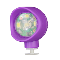 Meilleures ventes : Breloques lumineuses 3D stéréo LED écologiques en PVC pour sabots, décorations DIY détachables à boucle clignotante