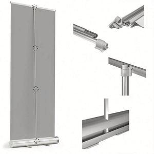 Roll up Banner <b>Stand</b>, Custom Retractable Banner <b>Stand</b> , Pop up Banner <b>Stand</b>, Store Banner - Product Image 5