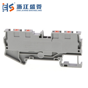 Pt 4-quattro 4mm ² 32A 1000V 4 cách đẩy nhanh kết nối mùa xuân khối thiết bị đầu cuối nhà sản xuất - Product Image 5