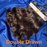 Lots de Cheveux Naturels Brésiliens Double Drawn, Cuticules Alignées, Ondulés Naturels, pour Vendeurs en Gros