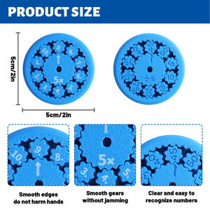 Nhiều màu nhựa sự kiện Toán Học <span class=keywords><strong>Fidget</strong></span> Spinners Trò chơi đồ chơi thú vị cho bé trai và bé gái nhân trò chơi toán học - Product Image 5