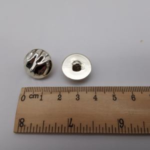 ABS Plastic 18mm 4-Holes Lead Free Round Electroplated <b>Buttons</b> - Product Image 3