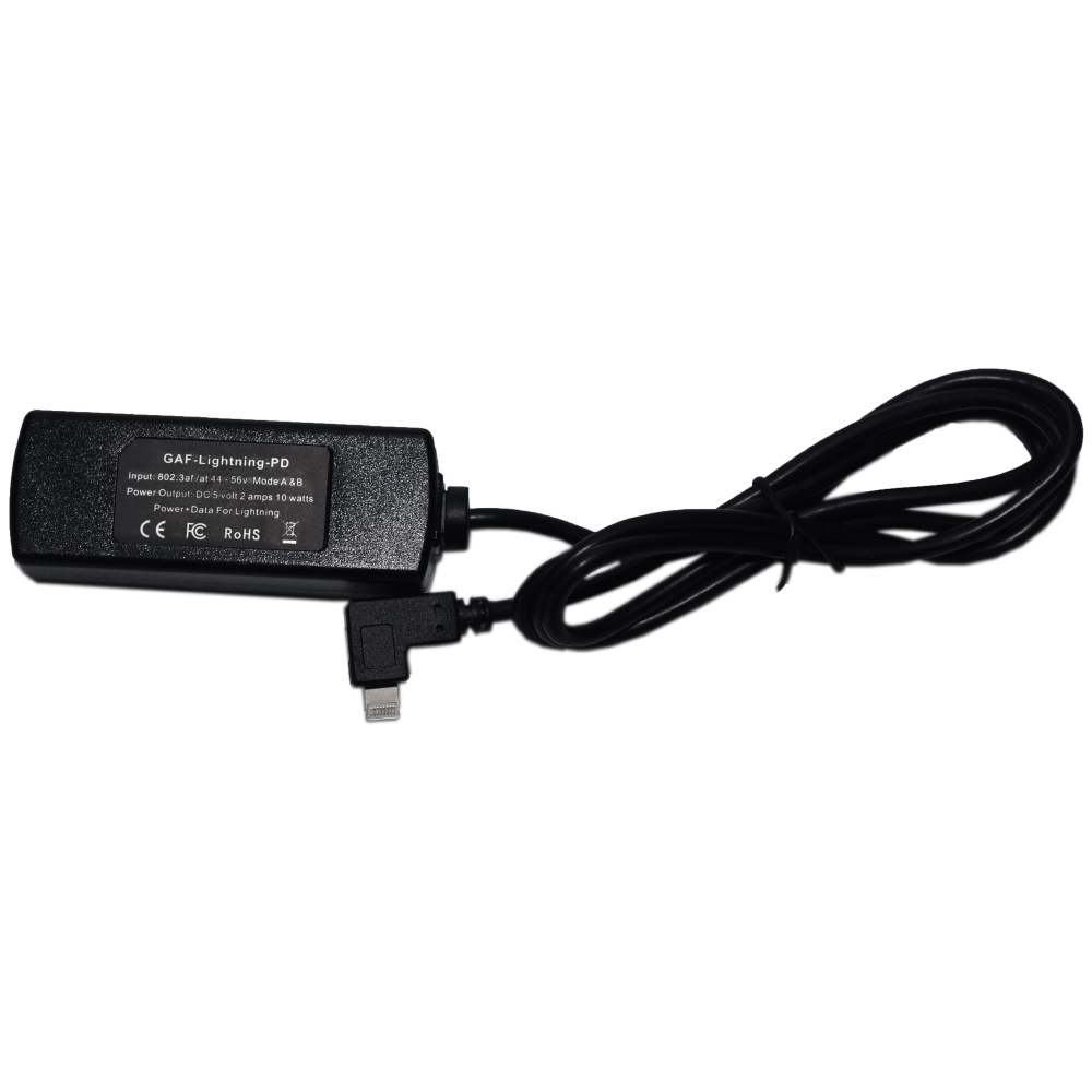 Рассеиватель питания PoE на 10 ватт с разъемом GAF-Lightning-PD для Ipad
