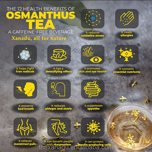 6a पीले सूखे पीले रंग का प्रीमियम मीठा सुगंधित सुगंधित सुगंधित शुद्ध ऑस्मैन्थस चाय तेल सामग्री - Product Image 2